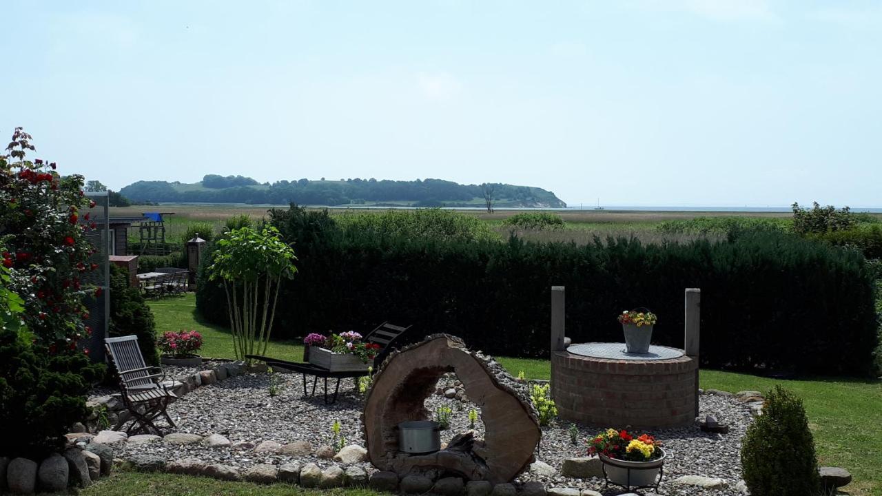 Monchgut Boddenblick Wohnung 2 Groß Zicker Exteriér fotografie